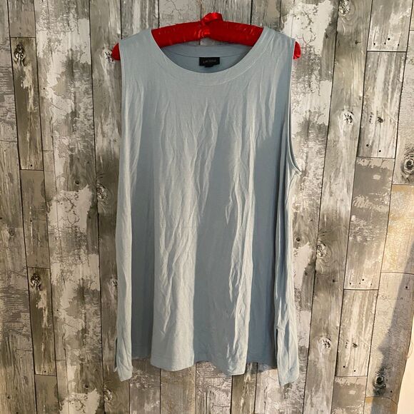J.Jill light blue sleeveless flowy tunic tank top XL - Picture 1 of 5